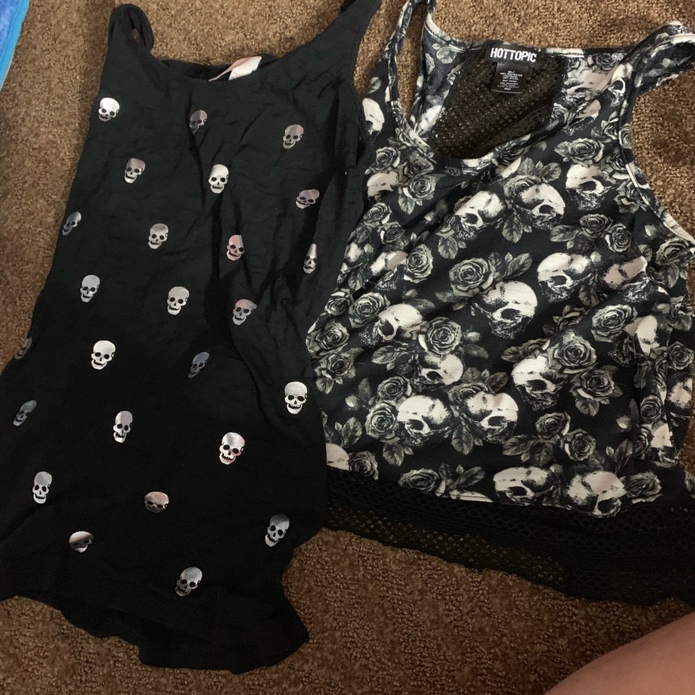 Two skull shirts